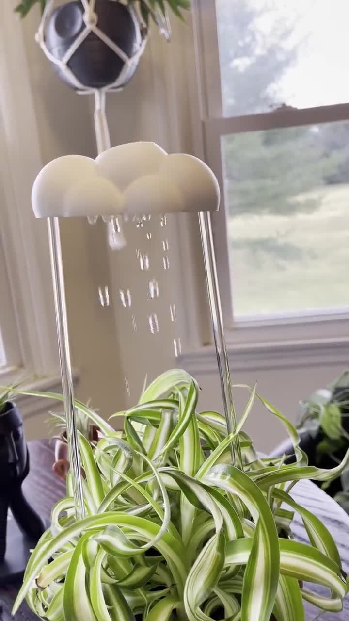 3D Printed Rain Cloud Plant Waterer