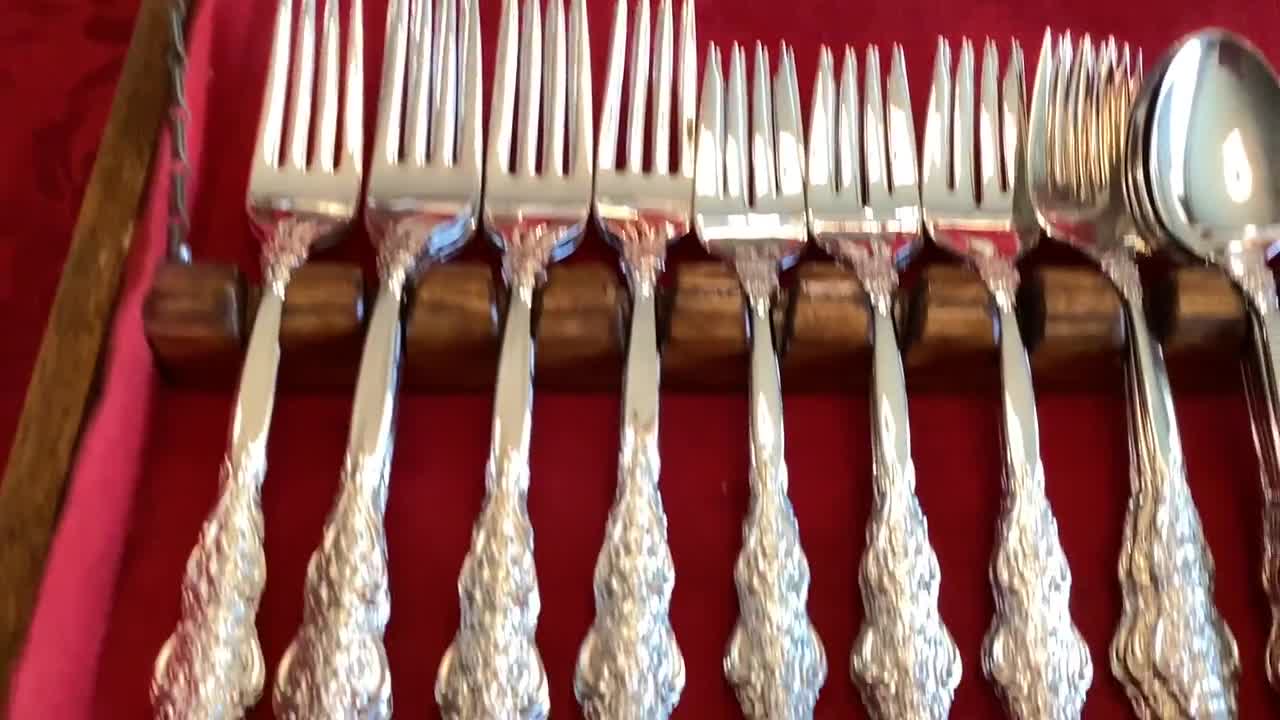 62 Pieces of Renaissance Pattern Elegant Ornate 1847 Rogers