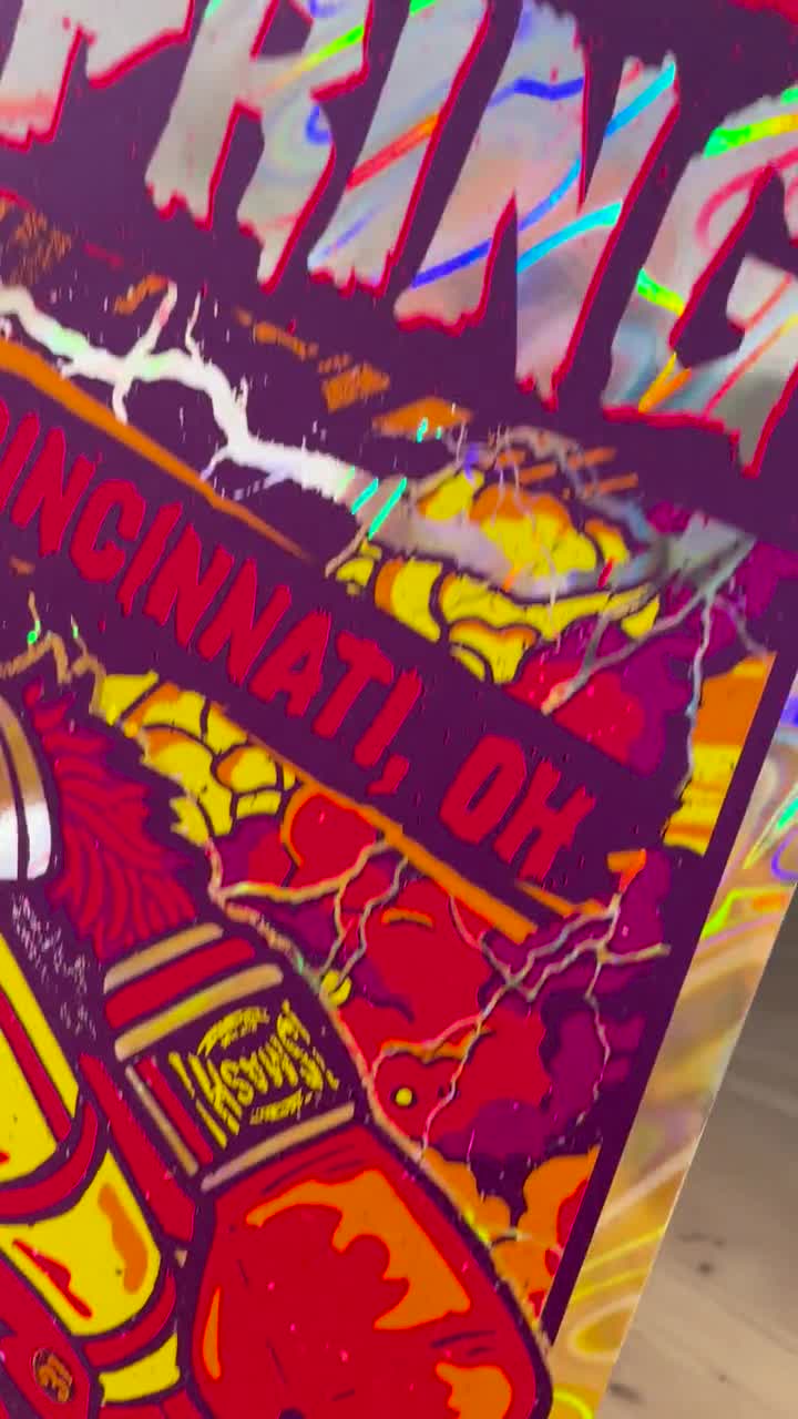 The Offspring Punk Rock Band Supercharged 2025 Gigposter Poster