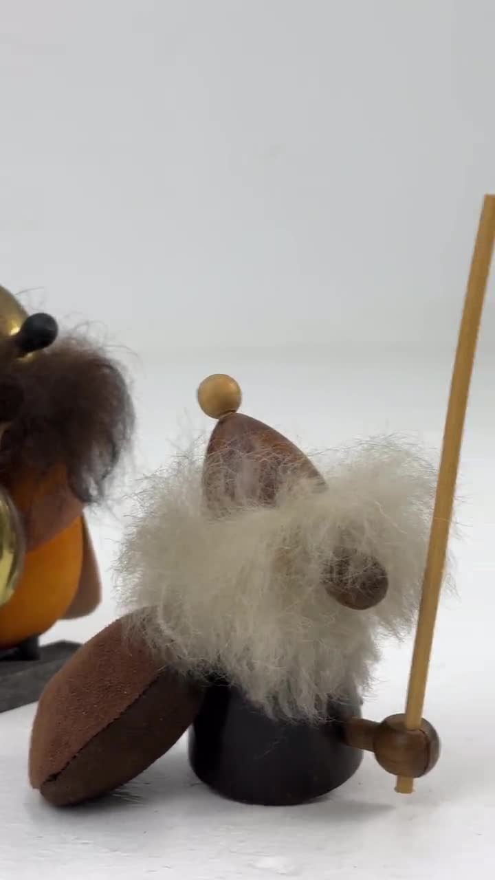 Mid Century Viking Handcrafted Figurines Set 1960s , Made in