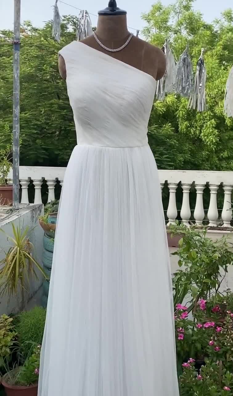 strapless open back dress One-Shoulder Aria Short Sequin Hoco Dress main image 0
