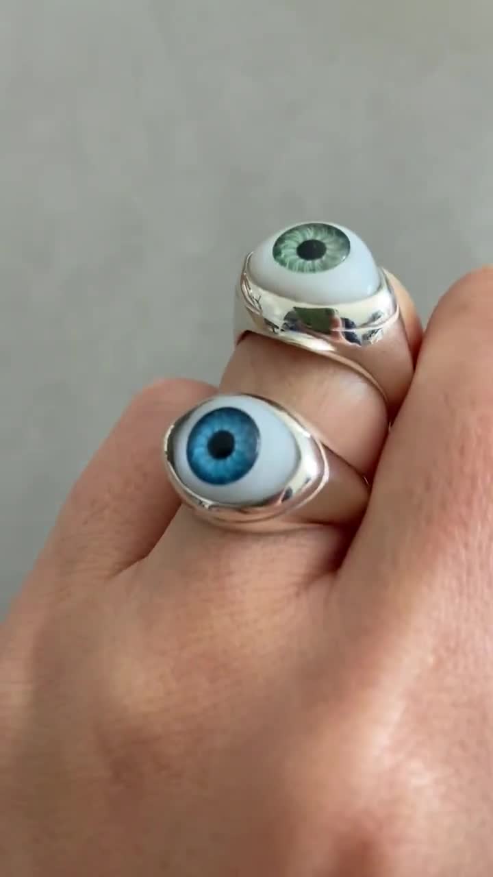 blank iris✨Emotion Sterling Silver Ring