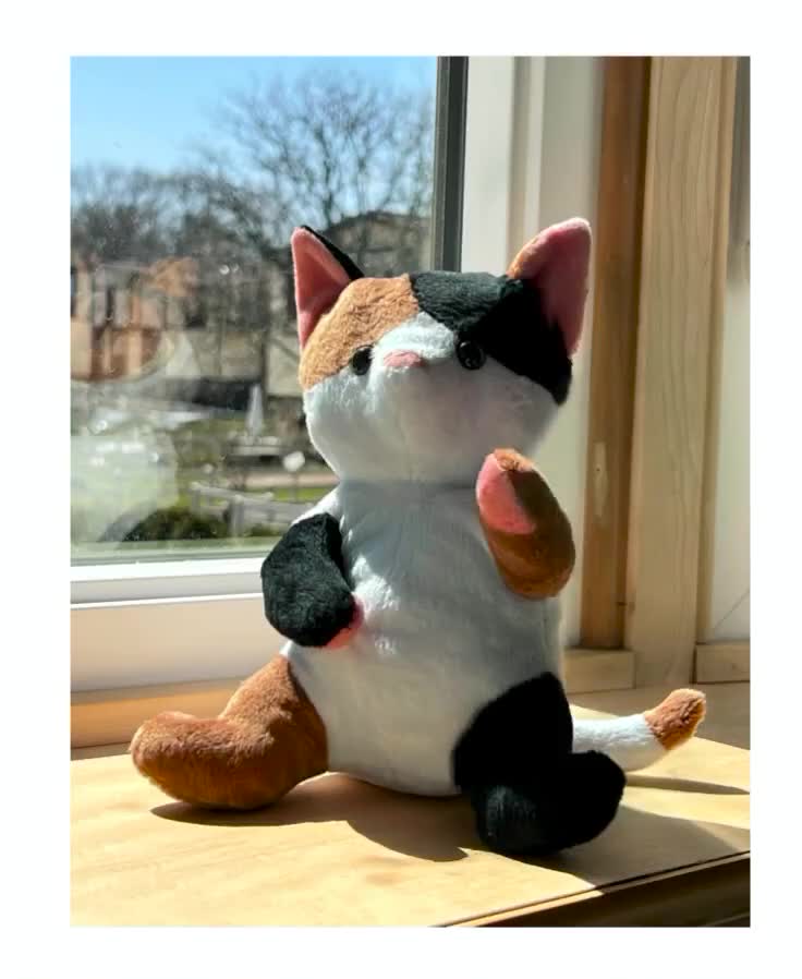 calico cat stuffed animal