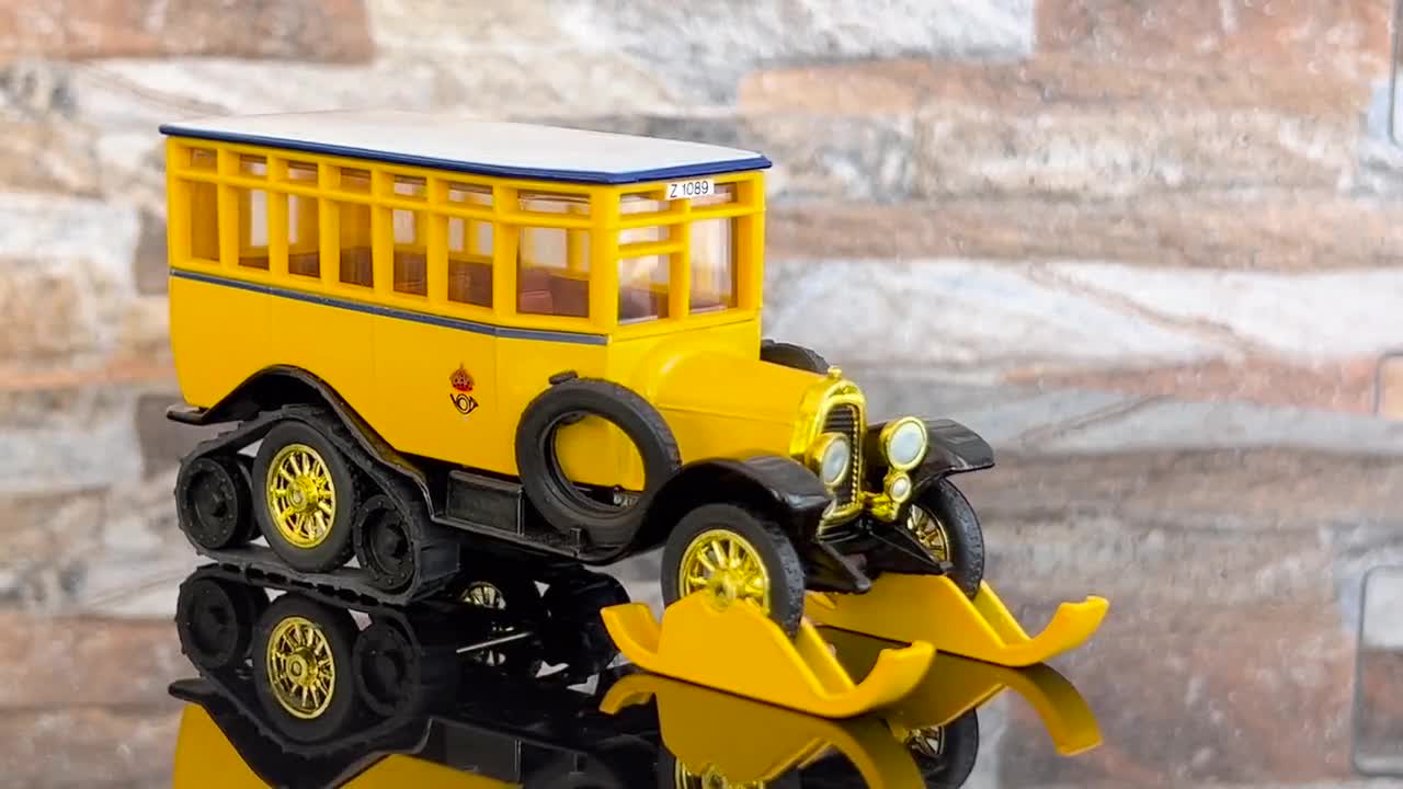 1923 Scania Vabis Post Bus , Vintage Diecast Bus, Model Bus, Scale
