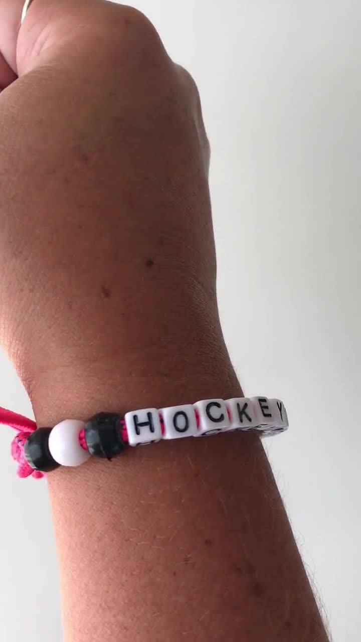 Hockey skate lace on sale bracelet