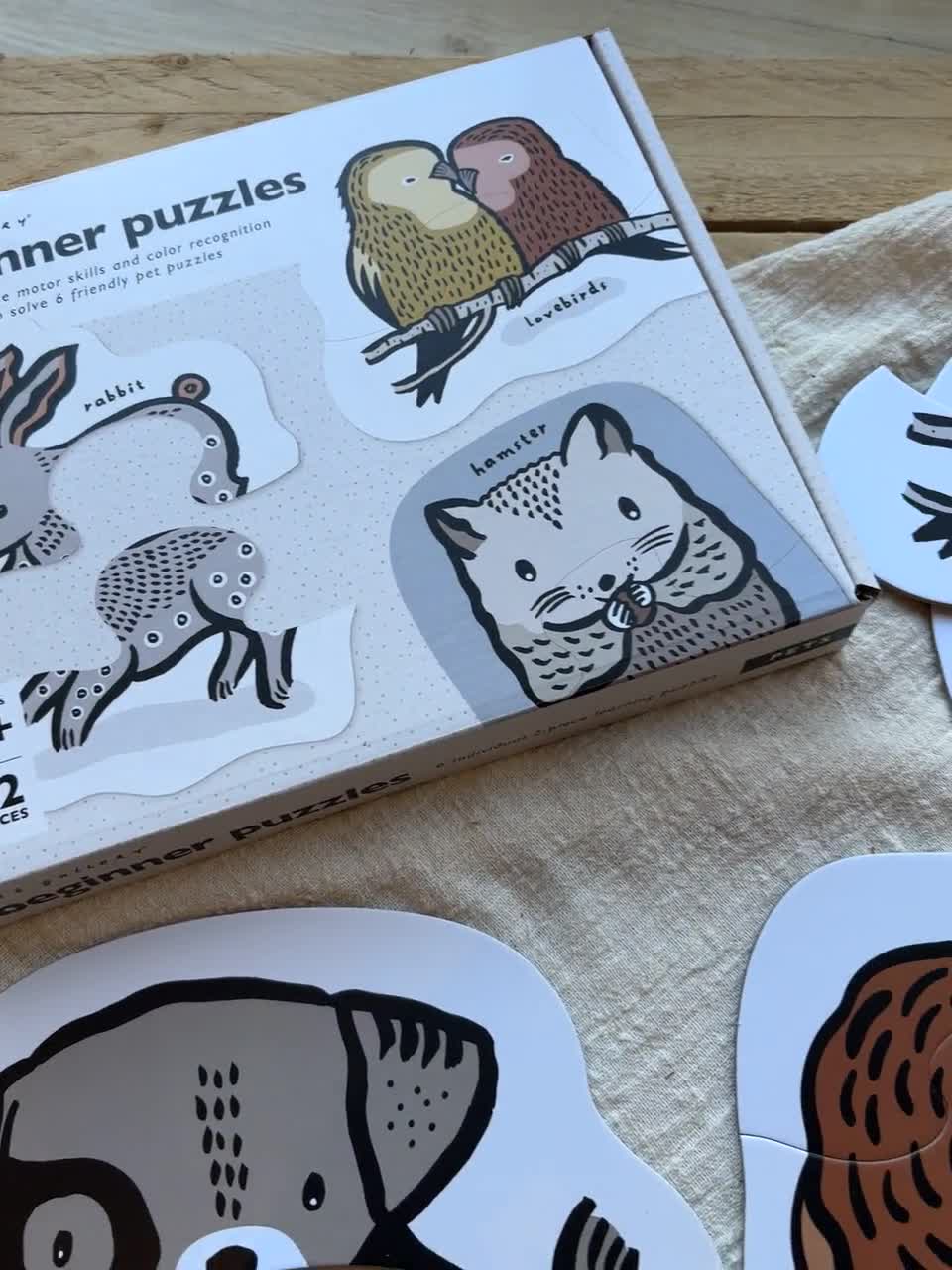 1巻5m puzzle PET Puzzle Pets I Beginner Puzzle I From 1 Year I Gift Idea I Birthday