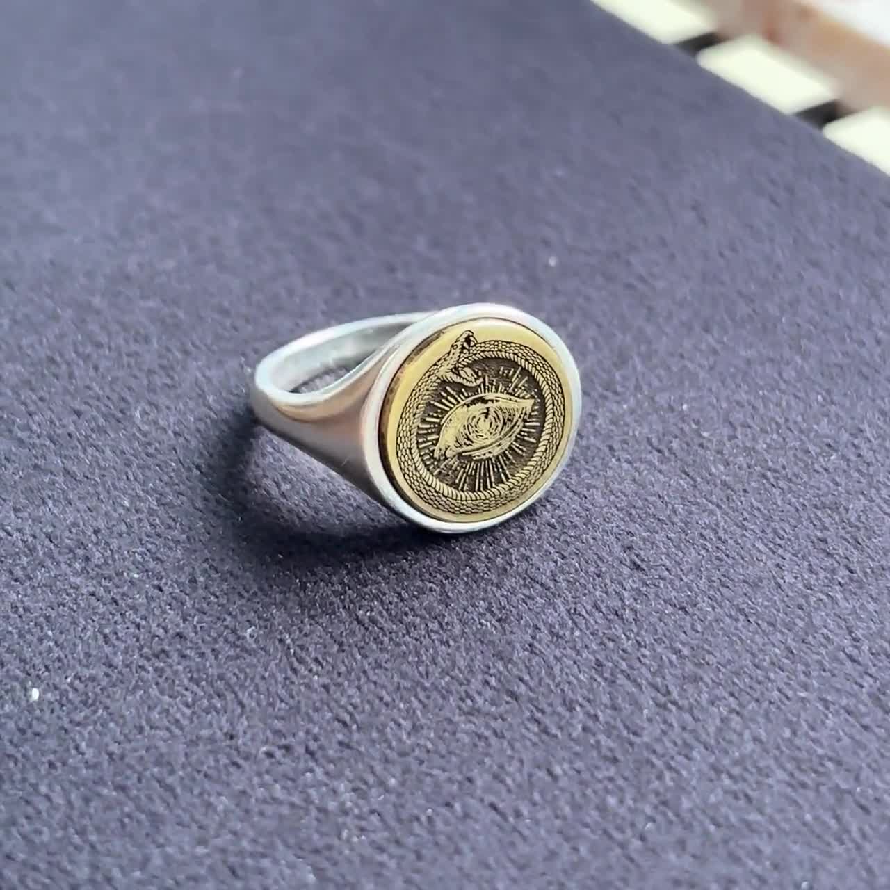 OUROBOROS SIGNET PIERCE GOLD 片耳 OUROBOROS SIGNET PIERCE GOLD 片耳