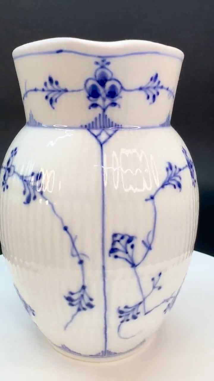 アンティーク ロイヤル コペンハーゲン ミルク ジャグ、ブルー