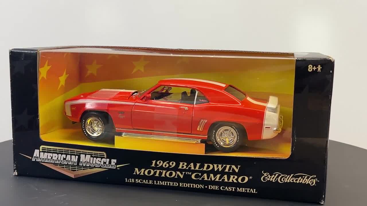 Camaro 1969 Ertl Collectibles 1:18 Scale Diecast - 1969