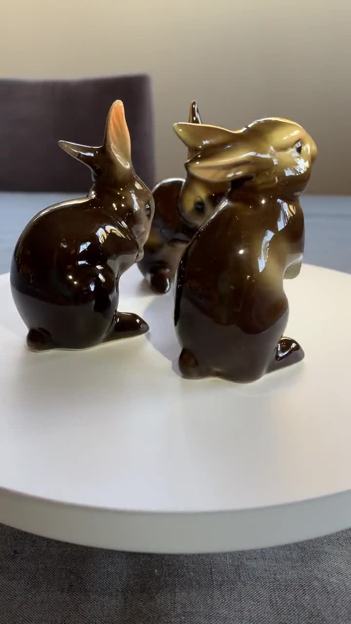 Set of 3 Goebel Bunnies 