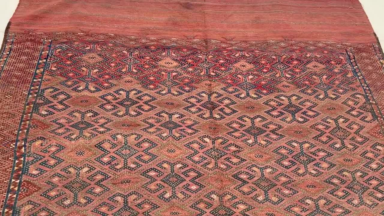 ビンテージ　アフガンラグ キリム　アンティーク 敷物　インテリア 115-20177-300x300.jpg