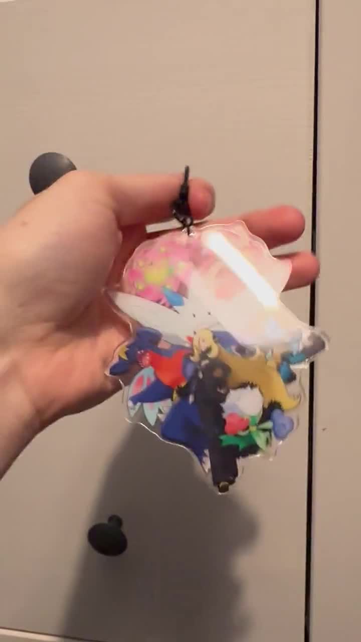 Champion Cynthia and Team Keychain - Etsy