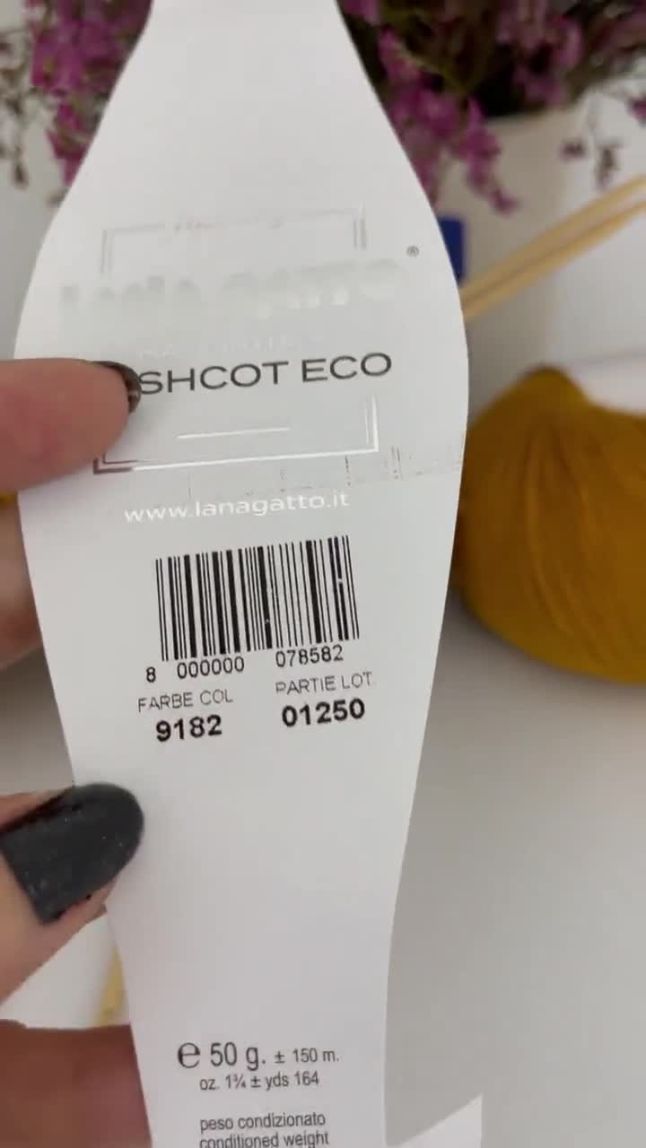 Lana Gatto Cashcot Eco Knitting Yarn Cotton Cashmere Blend Italian Yarns DK  Weight 