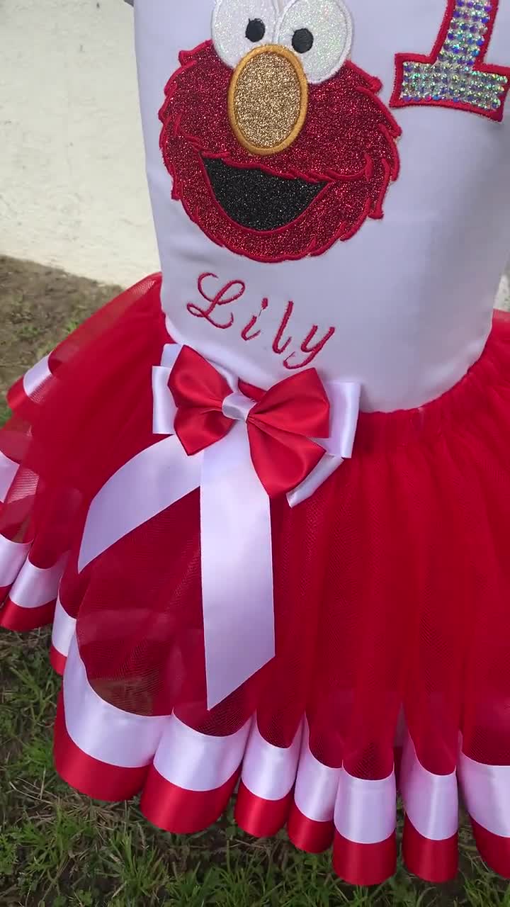 Elmo tutu hotsell birthday outfit