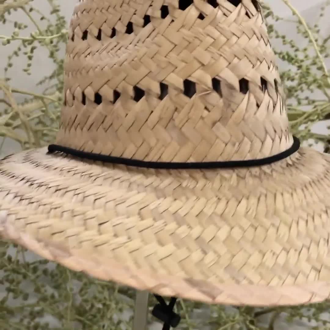 Sombrero de palma, sombrero de exterior, sombrero para el sol, sombrero con  correa para la barbilla, sombrero de ala grande, sombreros para hombres, sombreros  para mujeres, sombrero de moda, sombrero de verano