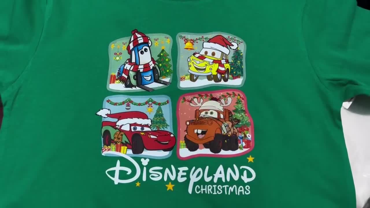 Christmas Cars T-Shirt, Cars Christmas Tee, Merry Christmas Mcqueen, Matching Family T-Shirt Christmas Mater, Family Trip video poster