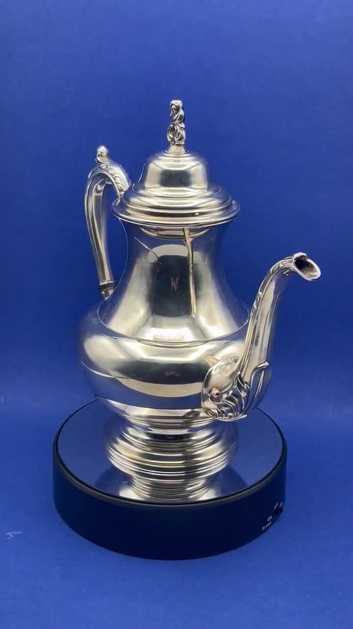 Vintage Silver-plated Oneida Sea Crest Coffee/teapot With Ornate