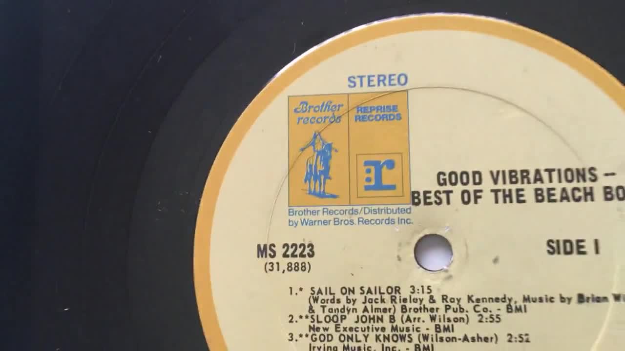 The Beach Boys - Good Vibrations - Best of The Beach Boys LP Vinyl Record  Album