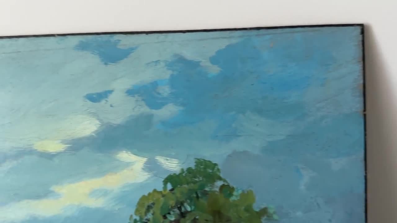 ORIGINAL PAINTING, Vintage Realism, Oil Painting, Impressionism
