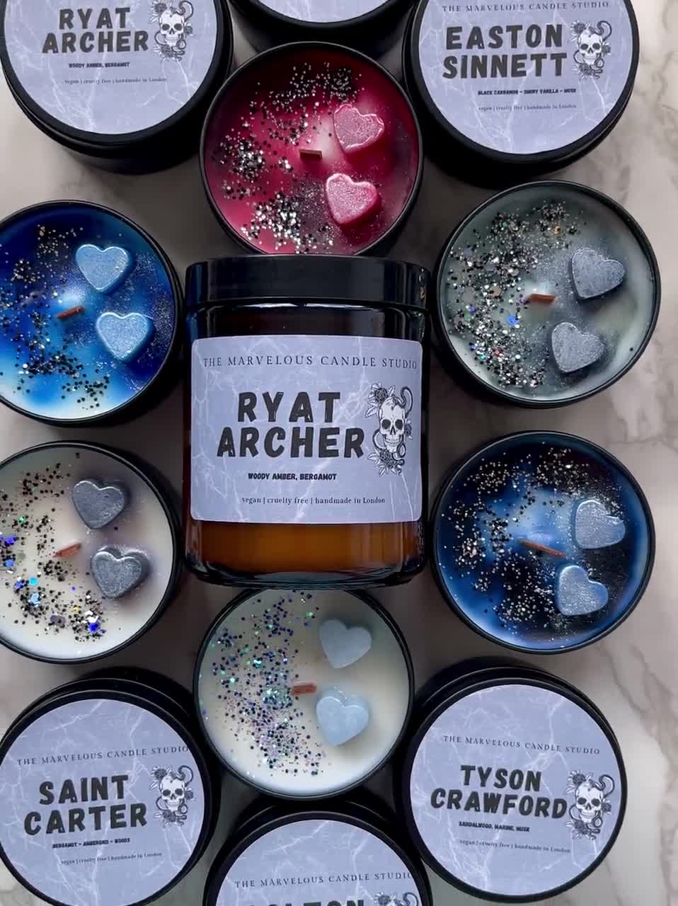 Haidyn Reeves Candle | Madness | Carnage | Dark Romance Gift