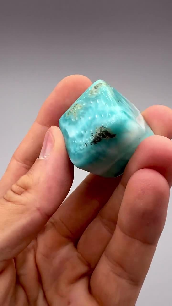 Beautiful Larimar Cube