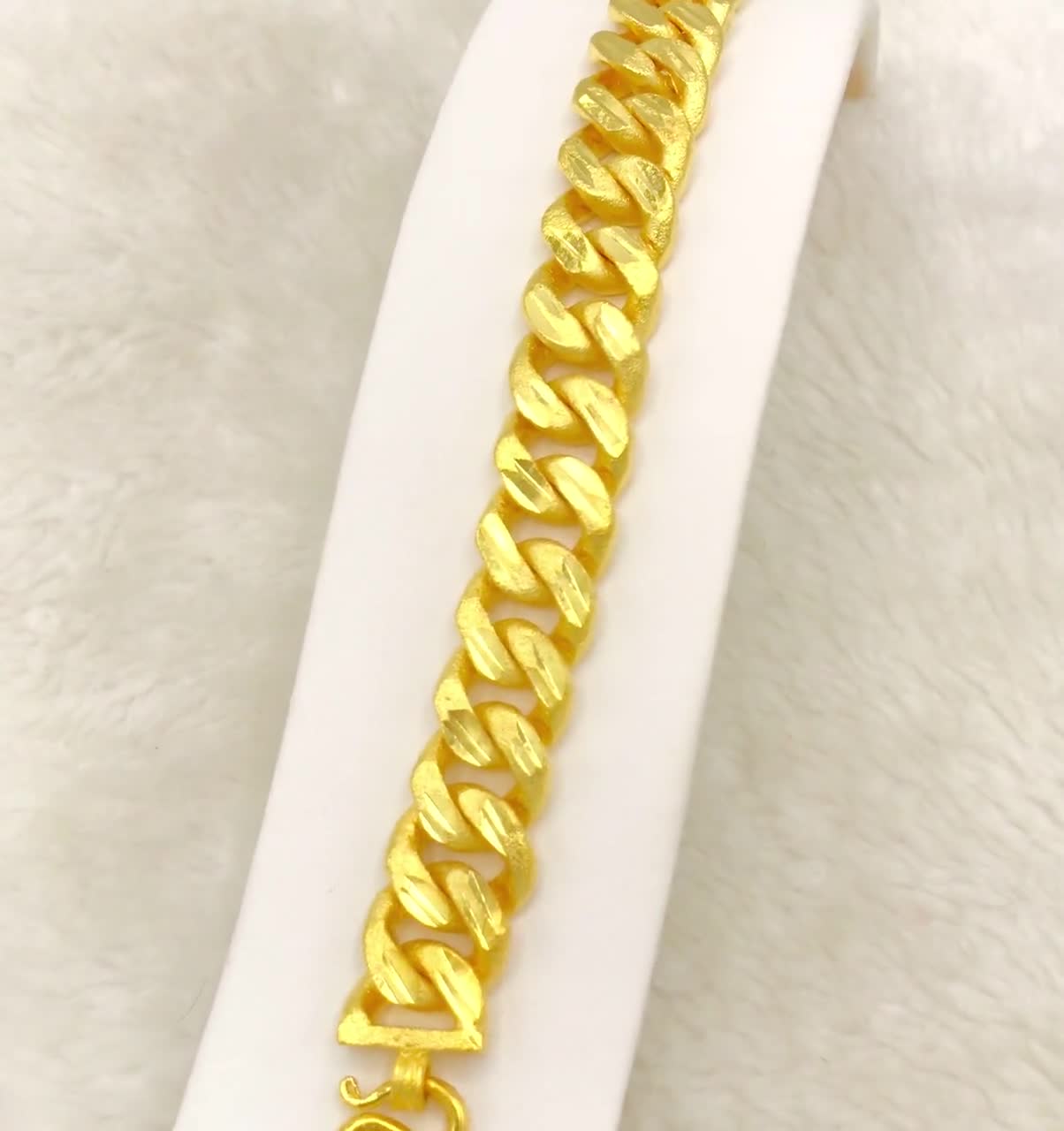 24k Frosted Gold Plated Dragon Body Gypsophila 20cm Bracelet Men's Jewelry  Gift - AliExpress