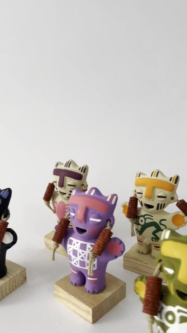 ペルーのクチミルコ土偶：チャンカイ・プレコロンビア陶器 - Etsy 日本