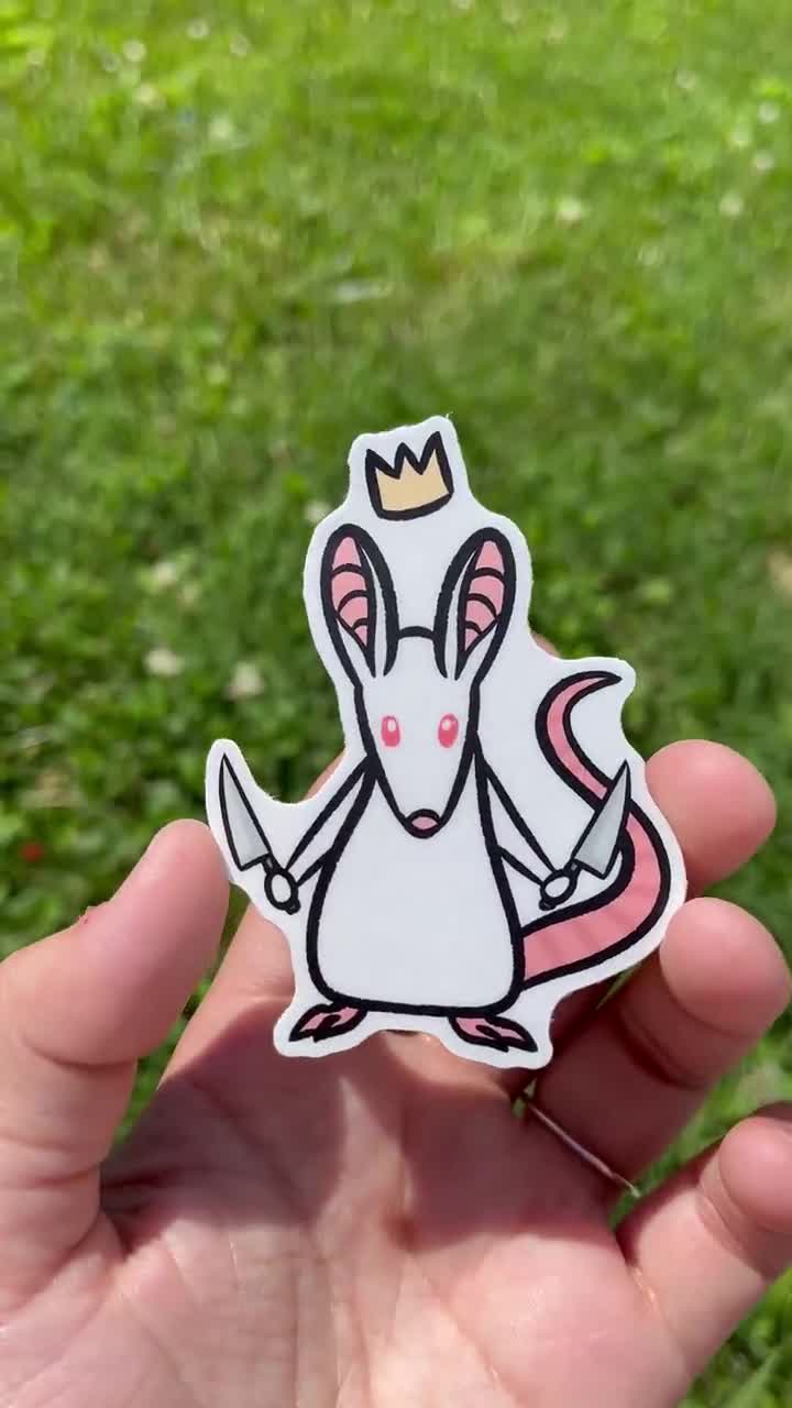 Rat king Sticker for Sale by B-d-t