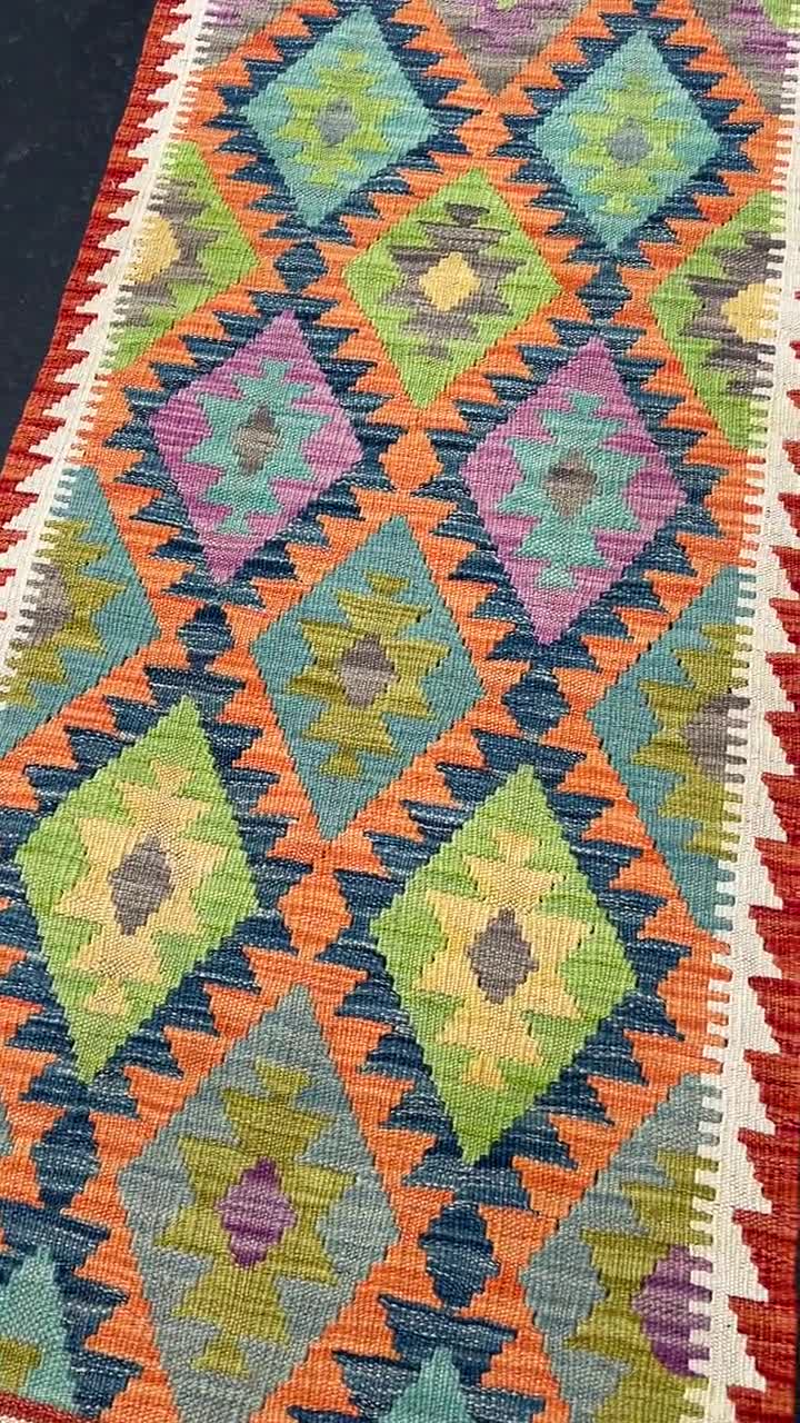 Jessica - 2x7 Kilim Runner - The Rug Mine - Free Shipping