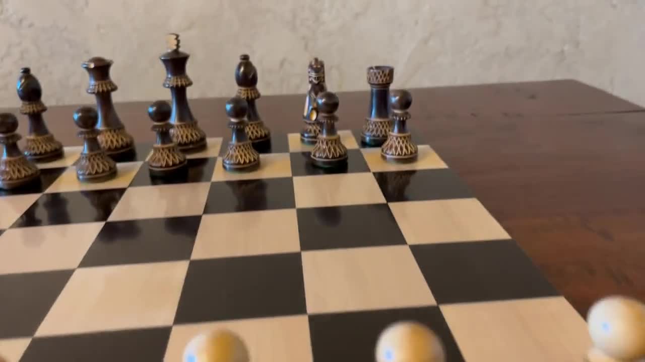 1940s Art Deco chess pieces — Black Forest Studio