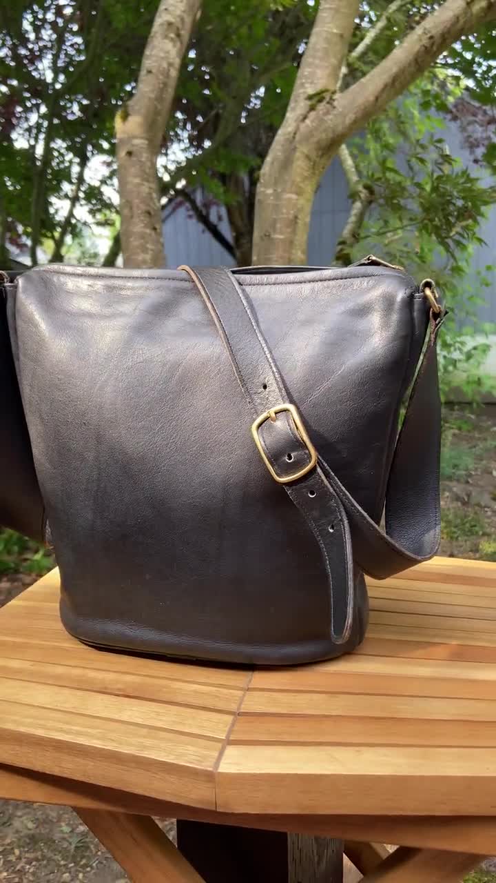 Vintage Coach Boulevard Bag | Style 4128 | Black With Brass