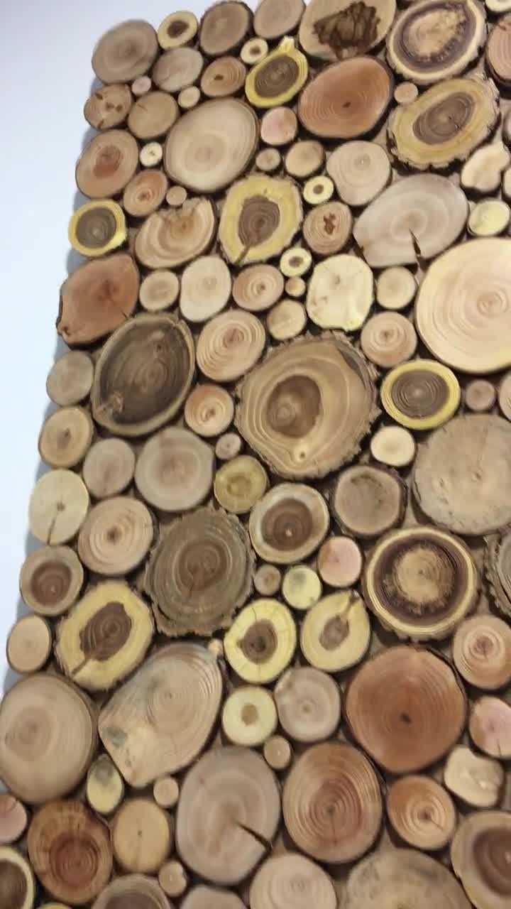 Perchero rústico de pared de madera reciclada - Imarteko