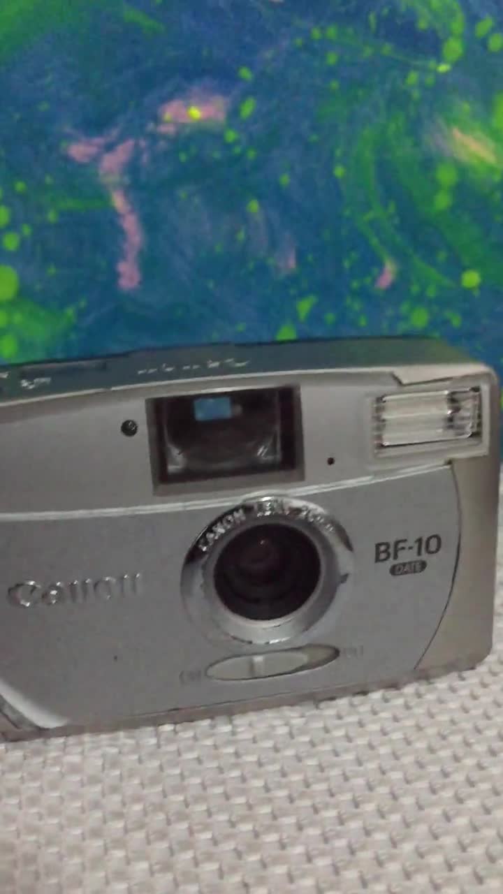 ビンテージ CANON BF-10 35 mm ポイント&シュート フィルム