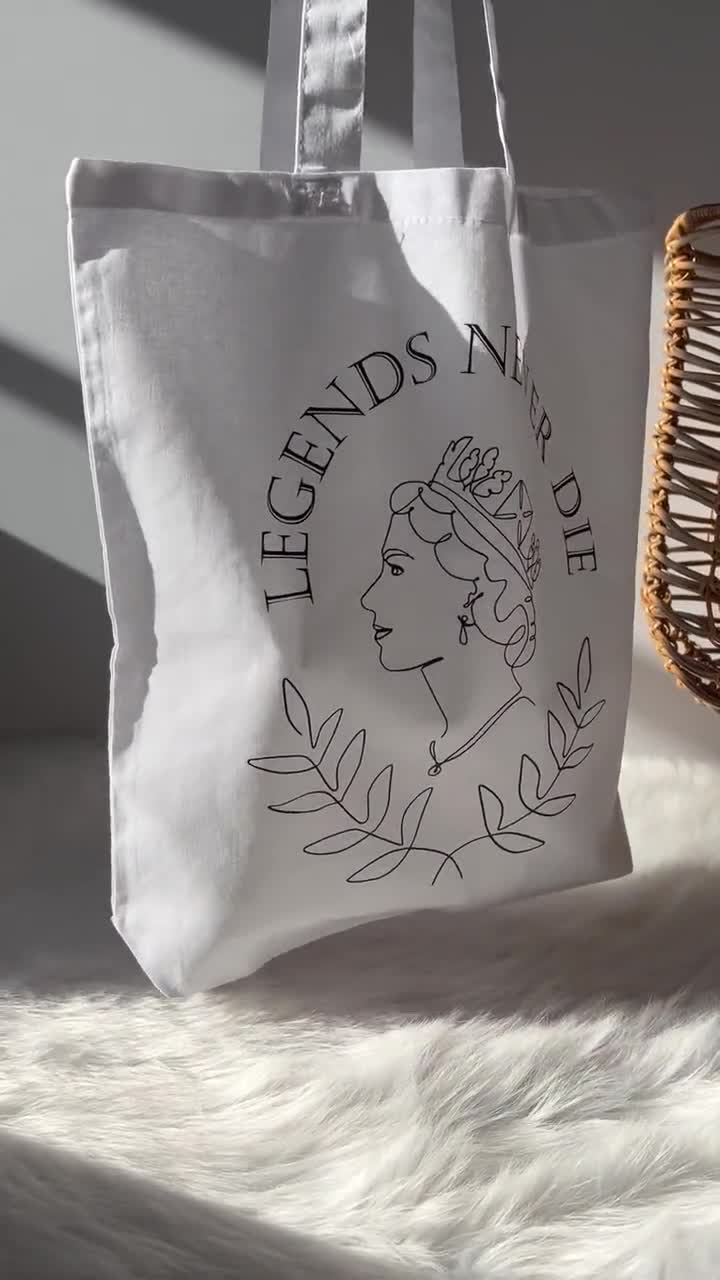 バッグ VTG KH Lthr Co Bag w/ Queen Elizabeth Queen Elizabeth 2013 Tote Bag Windsor Castle Royal