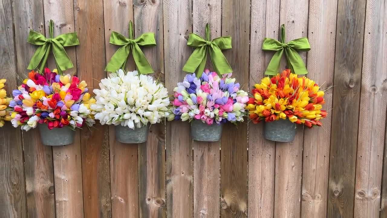 Quick Easy DIY Tulip Tassel Decorated Metal Bookmarks 