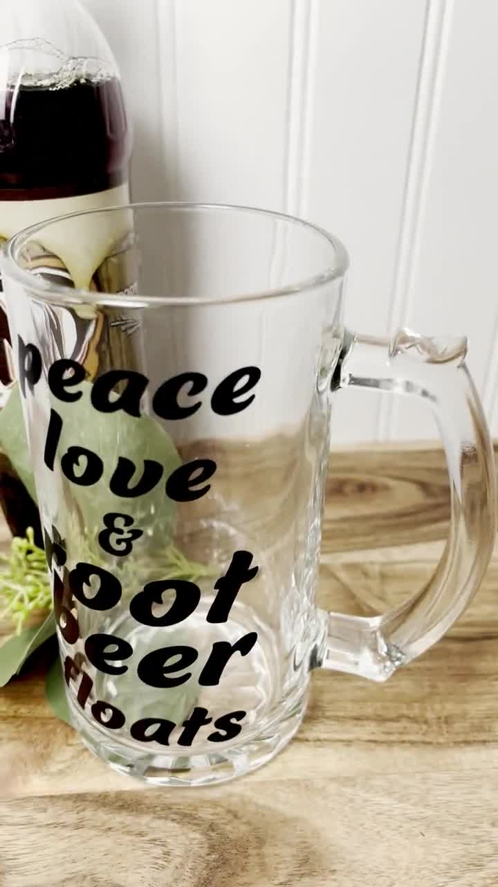 Root Beer Float Mug Birthday Gift for Friend Glass Mug Root Beer Dad Gift  Coworker Gag Gift Soda Cup Funny Mug Gift Root Beer Party Favor 