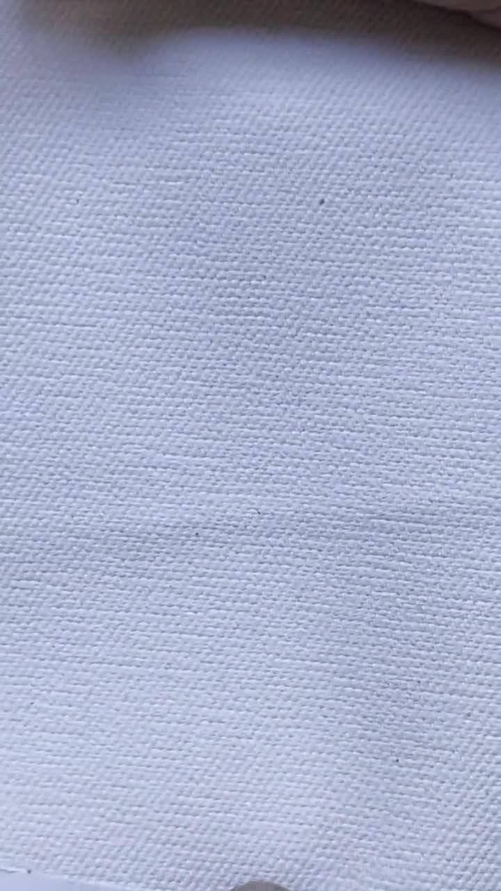 White Waxed Coated Denim Fabric by the Yard 95% CO 4 PL 1 EL -  Denmark