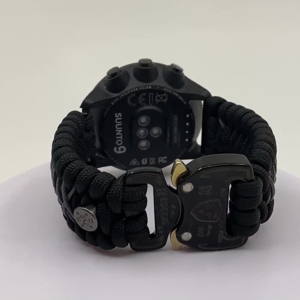 Paracord 550 Suunto Core Alpha, Essential Adjustable Replacement Watchband  -  New Zealand