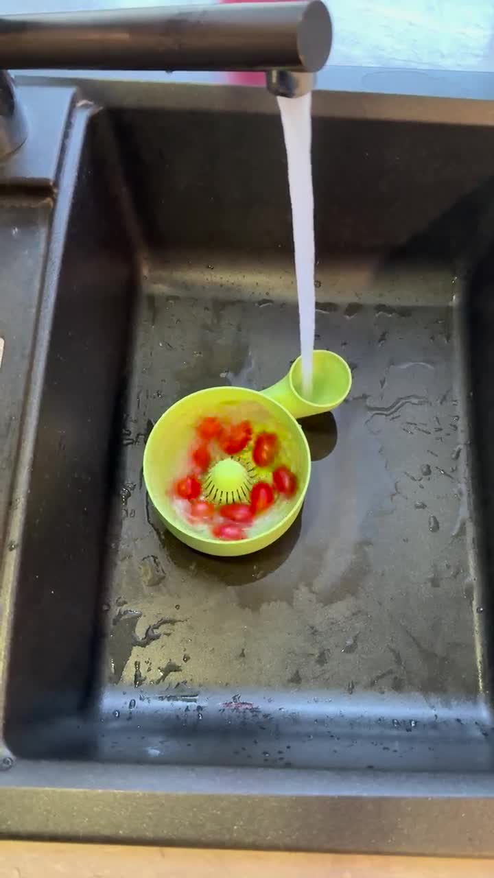 2x Schnecken Obstsieb - Automatische Gemüsewaschschüssel Mit Sieb