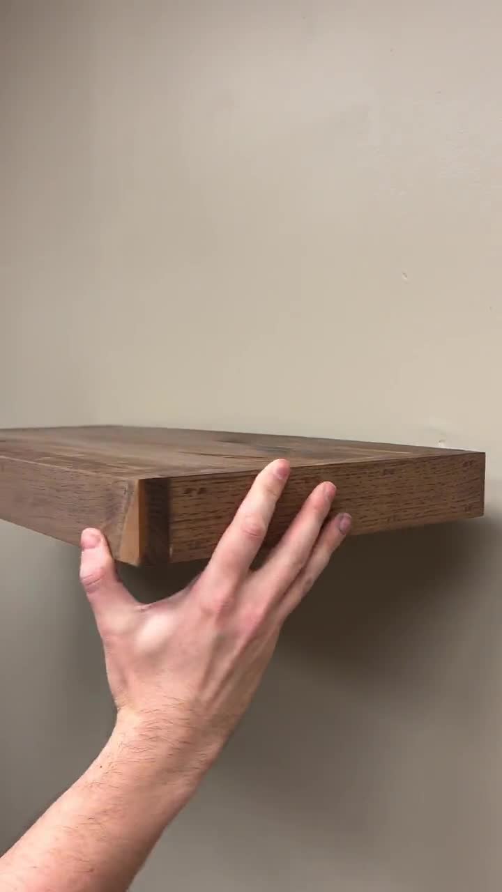 16+ Long Floating Wood Shelves