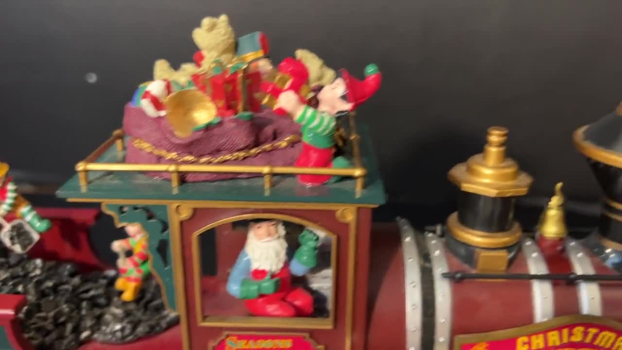 Christmas Cannonball by Mr. Christmas Musical Animated and Lights Up 1998