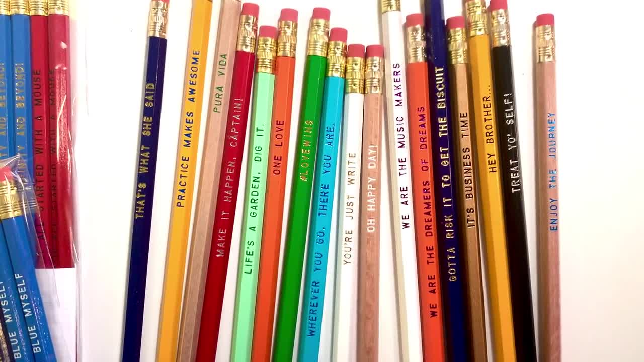 Funny Engraved Pencils for Teacher - Set 1 – The Craft Cottage NC