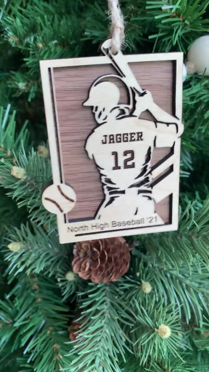 Darien Baseball Holiday Ornament – Custompressions