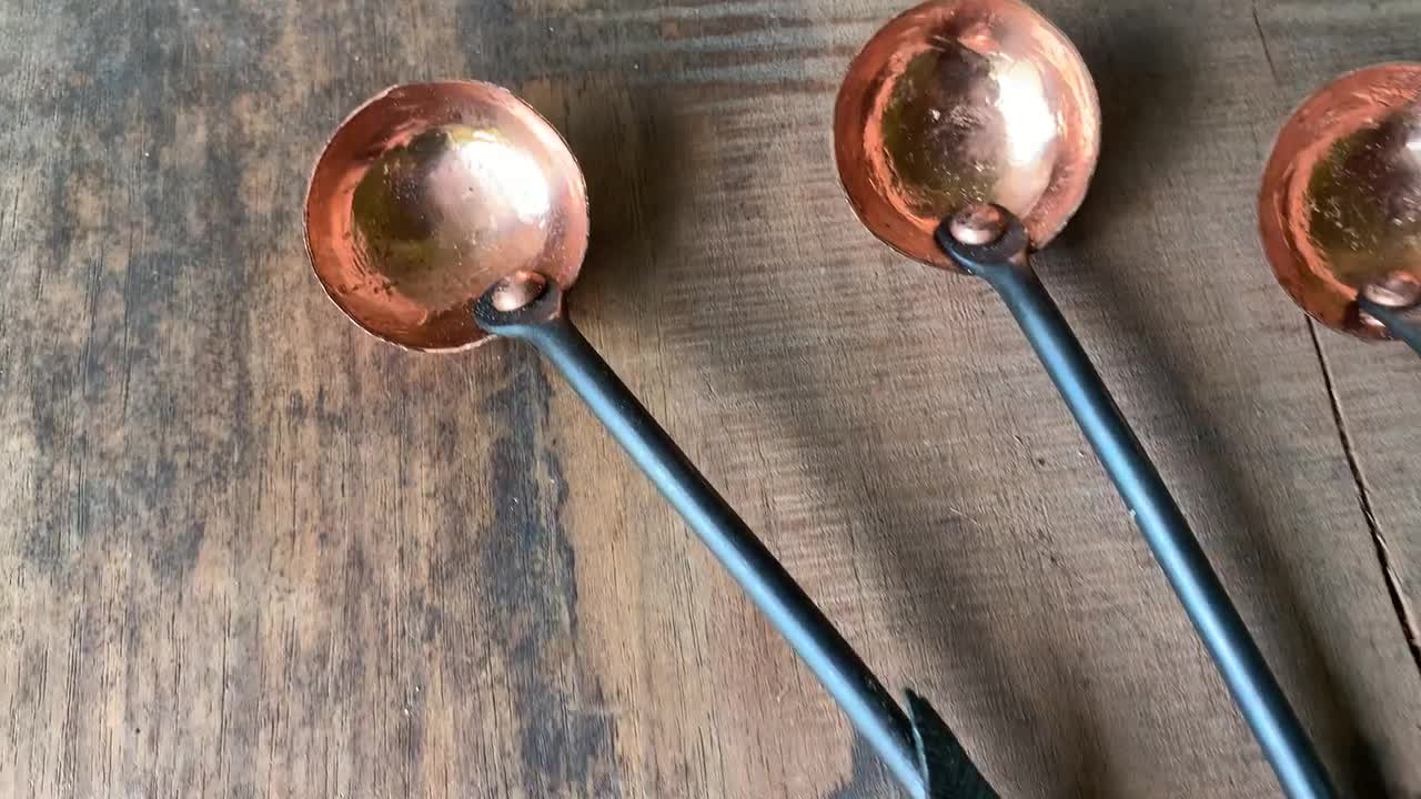 Copper and Steel Coffee Scoop - 1 Tbsp