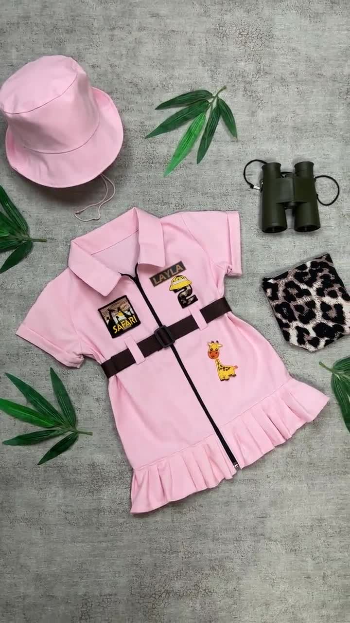 Pink Safari Dress Fancy Safari Costume for Adventurer Girls Safari Guide Safari  Explorer Safari Adventure Concept Birthday Halloween -  Canada