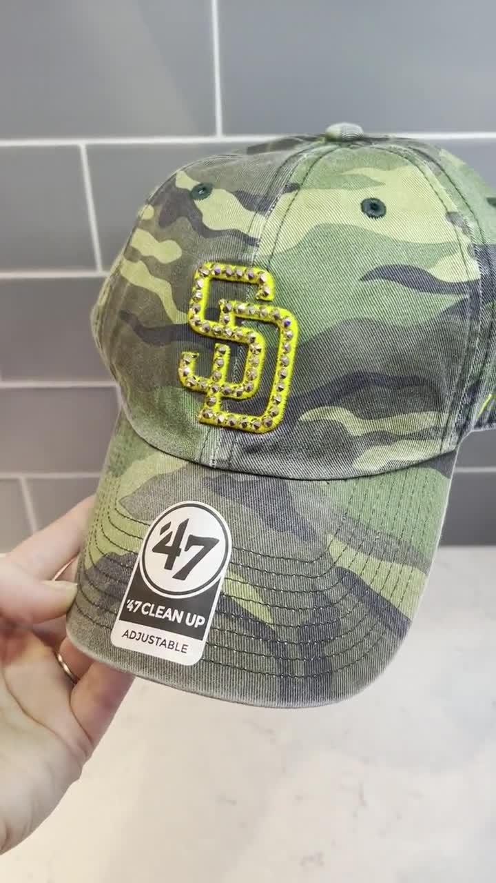 San Diego Padres '47 Women's Bagheera Clean Up Adjustable Hat - Green