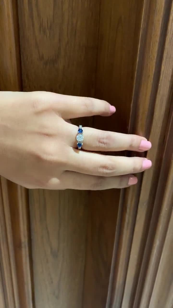Nura Teardrop Mixed Eternity Diamond Ring in 18k Rose Gold Vermeil On  Sterling Silver and Diamond | Jewellery by Monica Vinader