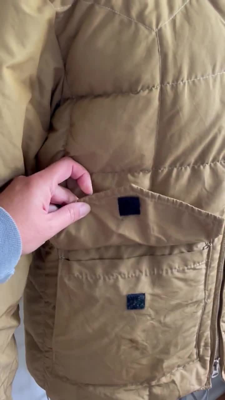 Vintage LL Bean Goose Down Jacket Medium - Etsy