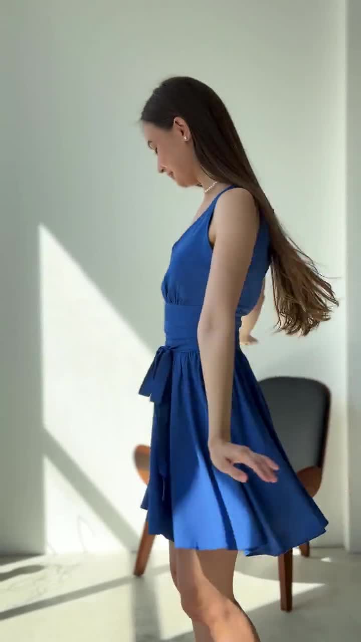 sachin and babi light blue dress Casual Electric Blue Blazer Dress Selene Mini Blazer Dress Light Blue  Fashion Nova main image 0