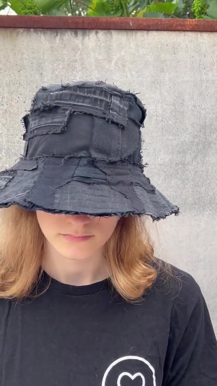 BLACKBLONDのBBD Patchwork Denim Bucket Hat 全3色 BLACKBLONDのBBD Patchwork Denim Bucket Hat 全3色 ハット